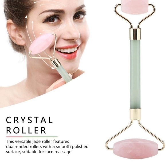 *FINAL SALE!* Anti-Aging Deluxe Jade & Rose Quartz - Picture 7 of 7